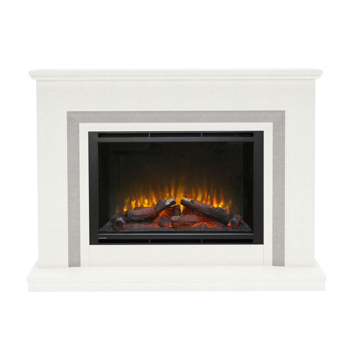Elgin & Hall Marble Electric Fireplace Suites