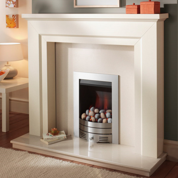 Crystal Slimline Contemporary Inset Gas Fire