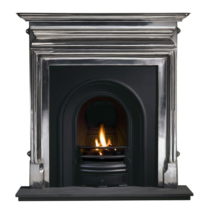 Gallery Palmerston Cast Iron Fireplace with Coronet Cast Iron Arch