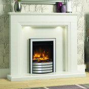 Elgin & Hall Amorina 50" Marble Fireplace Suite