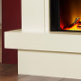 Cream Finish Orbital Illumia Electric Fireplace