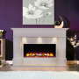 Celsi Ultiflame Adour Elite Illumia Fireplace Suite, Smooth Mist